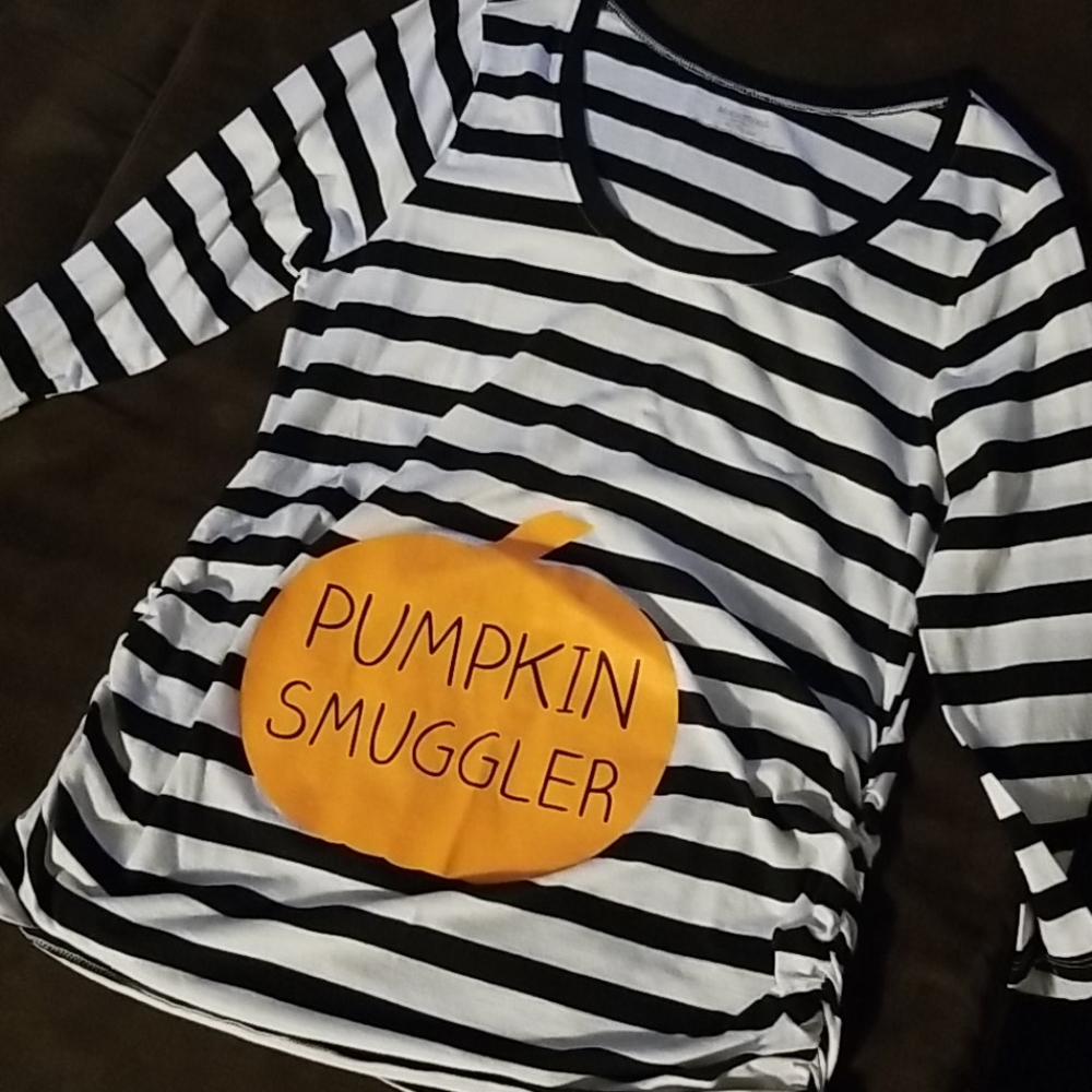 Motherhood Maternity Striped Fall Top